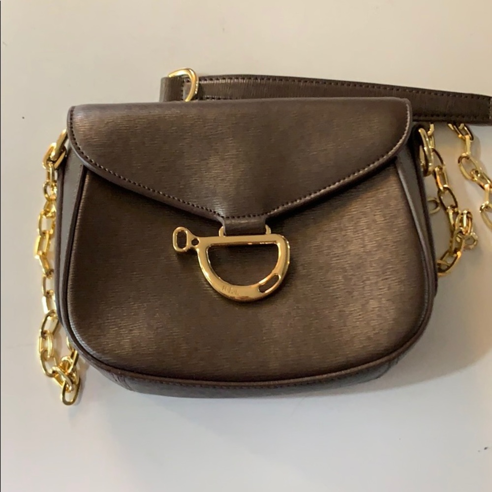 Ralph Lauren shoulder bag brown/gold